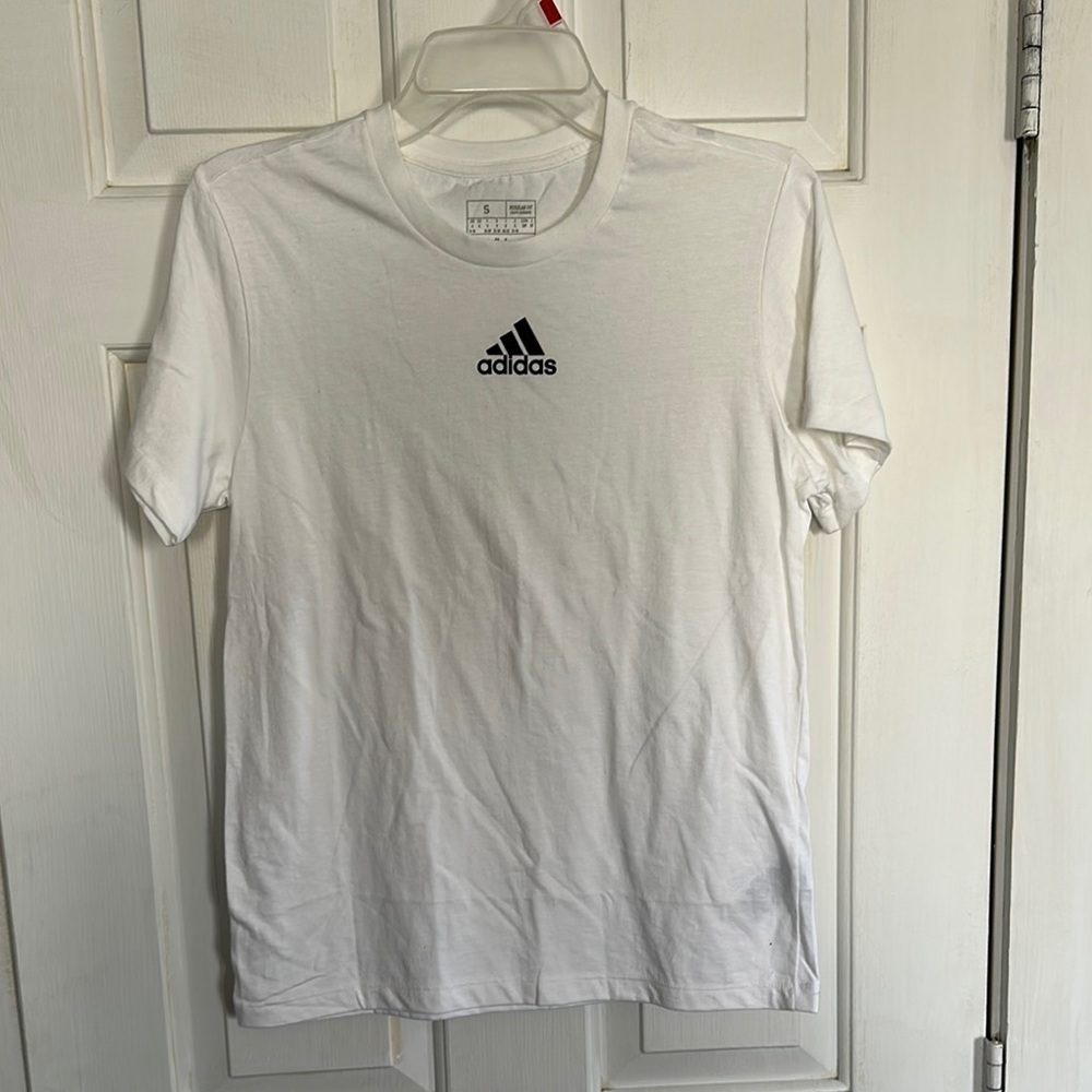 Adidas White Tshirt size small
